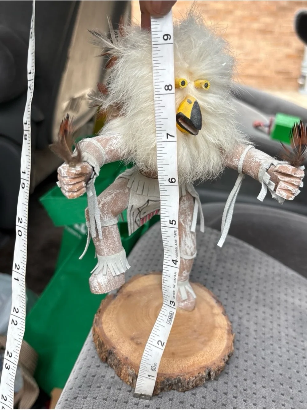 Handmade Native American Navajo Made Owl Kachina Doll , by Kenneth